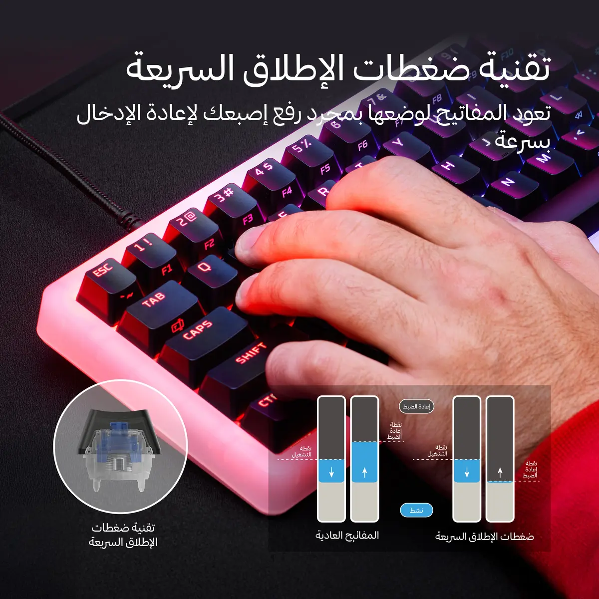 HyperX Origins 2 65 Pro keyboard BN7S3AA Photo 5