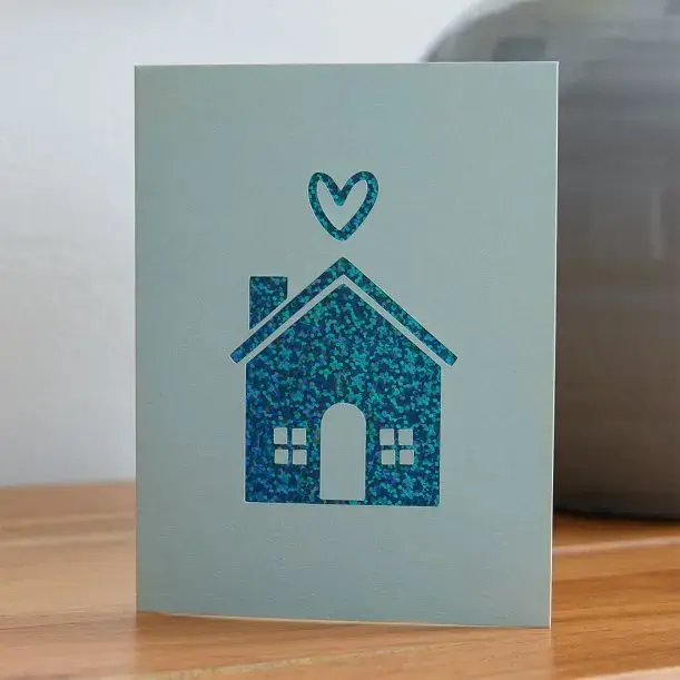 Карточки Cricut Joy Cutaway Cards - синий и хаки (8 шт) Photo 3