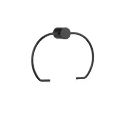 Zone Denmark 332029 Wall-Mounted Towel Ring, Black