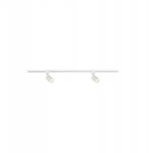 Kanlux ALTEAR 1F Track Lighting Set 1m with 2 GU10 Spotlights, White