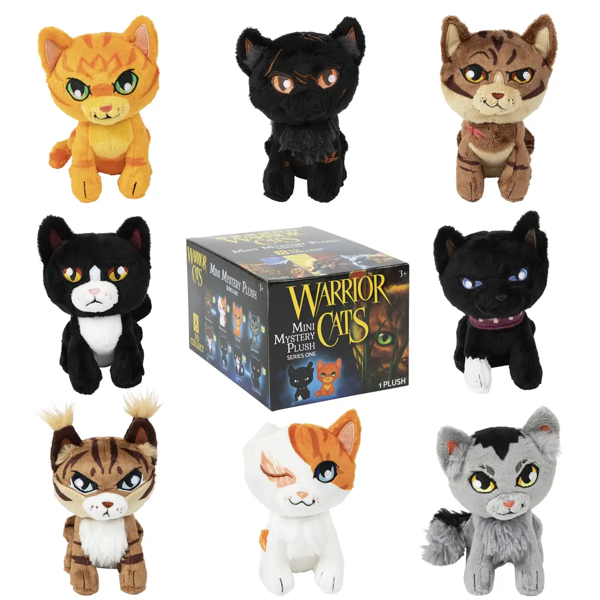Мягкая игрушка Usorteret Warrior Cats Mini Mystery Plush Photo 4