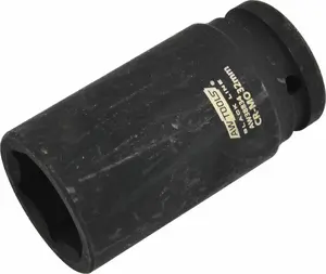 AWTools Black Line 3/4" sešstūra triecienligzda, gara, 36 mm