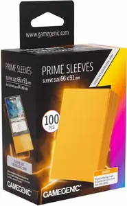 Kāršu aizsargmaciņi Gamegenic Prime Sleeves 66x91 mm, oranži, 100 gab.