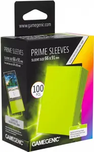 Gamegenic Prime Sleeves 66x91 mm Lime Card Protectors - 100 Pack
