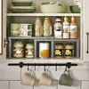 Songmics Cabinet Shelf Organizer - 2-Tier Metal Rack Photo 3