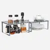 Songmics Cabinet Shelf Organizer - 2-Tier Metal Rack Photo 4