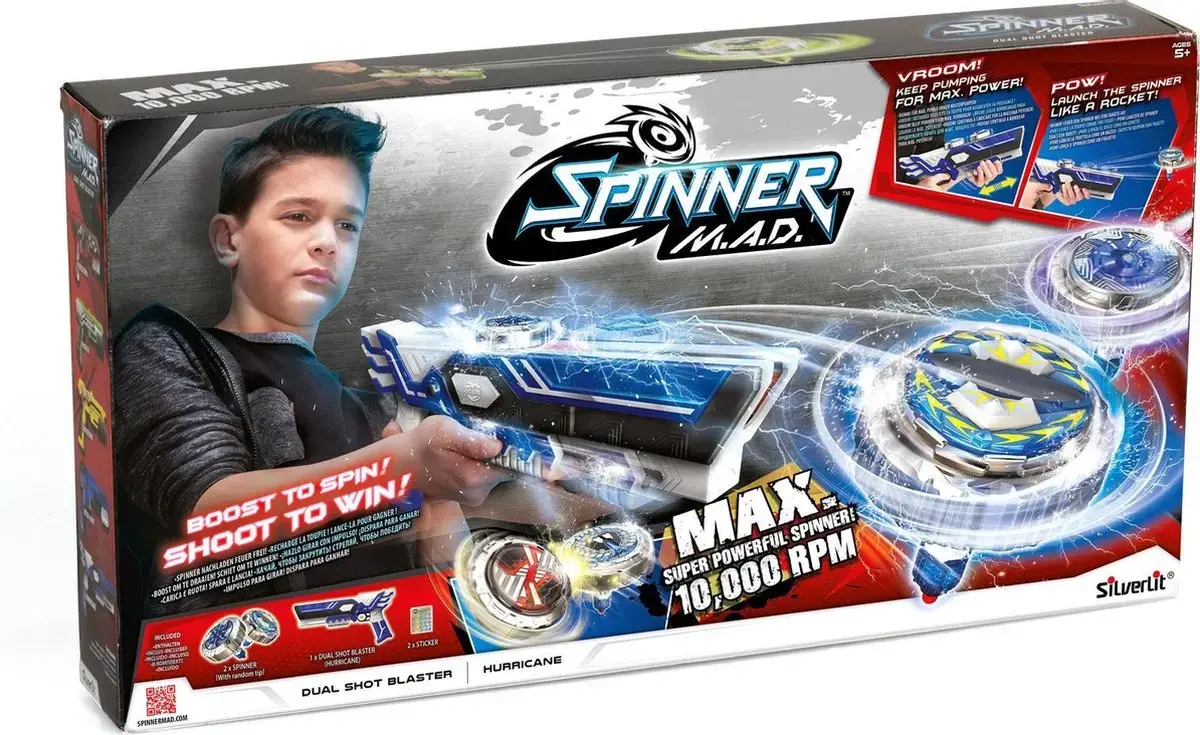 Волчок Silverlit Spinner M.A.D. Dual Shot Blaster Photo 2