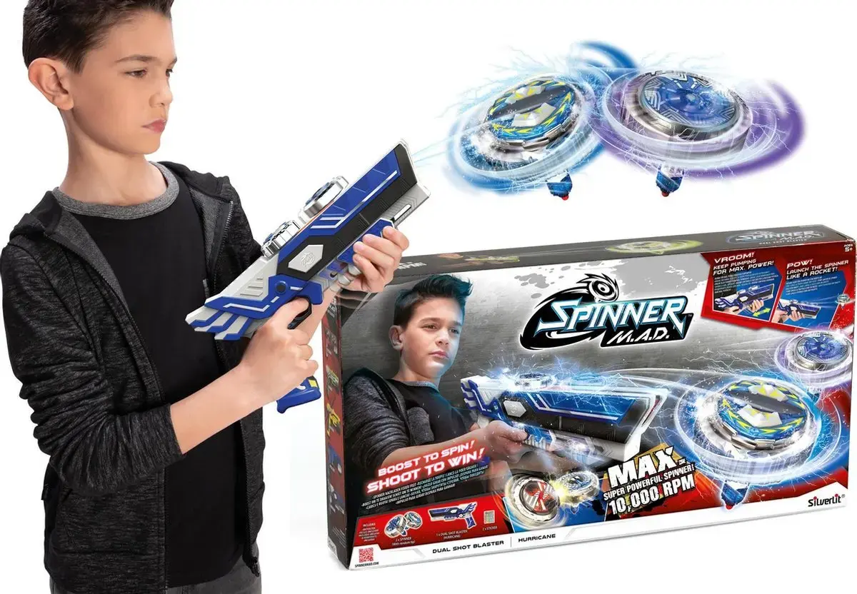 Волчок Silverlit Spinner M.A.D. Dual Shot Blaster Photo 5