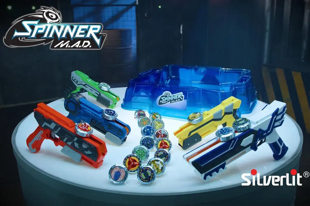 Волчок Silverlit Spinner M.A.D. Dual Shot Blaster Photo 6
