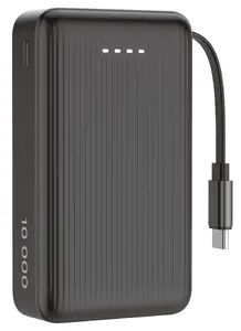 Deltaco PB-CC102 Power Bank 10000 mAh Lithium Polymer USB Type-C Black