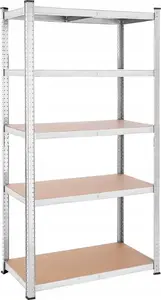 Songmics 5-Tier Steel Storage Shelving Unit, Tool-Free Assembly, 600 kg Capacity