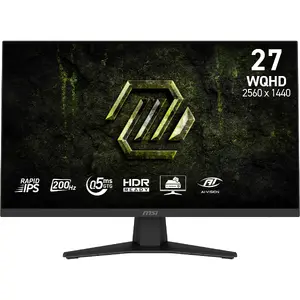 MSI MAG 274QF E20 монитор для ПК 68,6 cm (27") 2560 x 1440 пикселей Wide Quad HD ЖК Черный