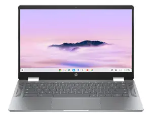 HP Chromebook x360 14b-cd0000na Convertible Laptop, 14-inch Full HD Touchscreen, Intel Core i3-N305, 8GB RAM, 256GB eUFS, ChromeOS, Silver