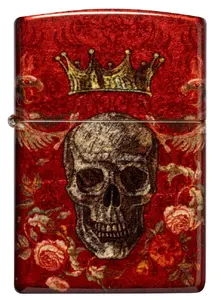 Ветрозащитная зажигалка Zippo 47132 с дизайном King Skull