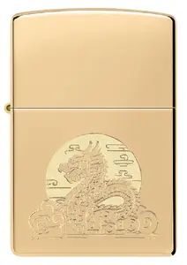 Ветрозащитная зажигалка Zippo 47147 с дизайном Moon Dragon