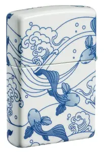 Zippo 46948 Koi Fish Design pretvēja šķiltavas