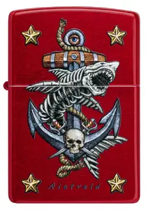 Zippo 47109 Windproof Lighter with Rietveld Anchor Design