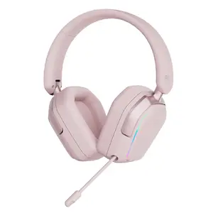 Беспроводная игровая гарнитура Royal Kludge HG101, жемчужно-розовый