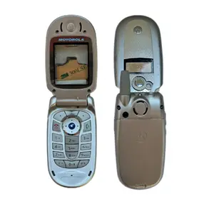 Корпус для Motorola V500 V525 V550 в сборе серебристый