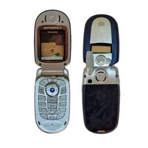 Корпус для Motorola V500 V525 V550 в сборе серебристо-синий