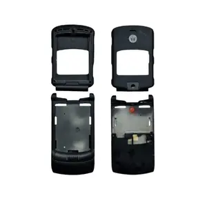 Корпус Motorola V3 оригинальный из 6 частей черный