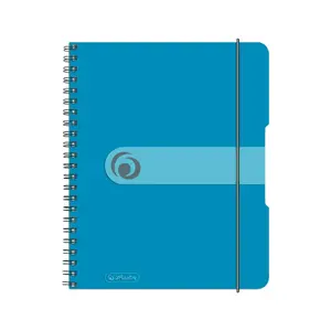 Блокнот на спирали Herlitz A5, 80 листов, 80 г/м², разноцветный