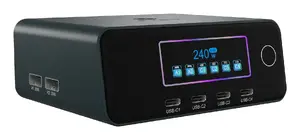ICY BOX IB-PS2401 Универсальная Черный Кабель переменного тока Быстрая зарядка Для помещений