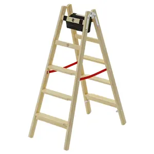 Kāpnes divpusējās H77 ComfortLine / koka / 2x5 pakāpieni