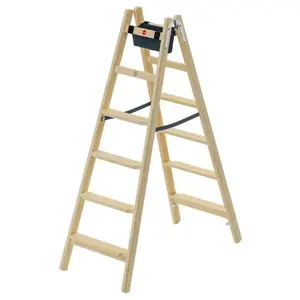 Kāpnes divpusējās H77 ComfortLine / koka / 2x6 pakāpieni