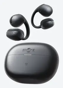 Беспроводная Bluetooth-гарнитура Shokz OpenDots Air с креплением на ухо для звонков, музыки и спорта, черная