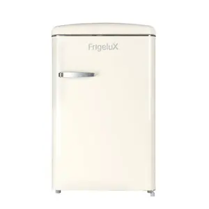 Frigelux R4TT108RCD retro stila kombinētais ledusskapis ar 4 zvaigžņu saldētavu
