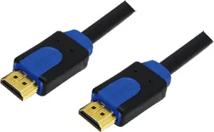 Кабель HDMI LogiLink CHB1103 3 м HDMI Type A - HDMI Type A черный синий позолоченные контакты 8.16 Гбит/с