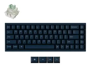 Keychron Q16 HE 8K клавиатура Игровой USB QWERTY Международный американский стандарт Темно-синий