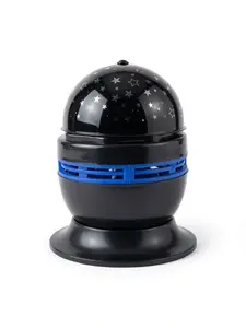 iLike   RGB Crystal Ball Light, 180° Rotating Party Projector with Remote Black