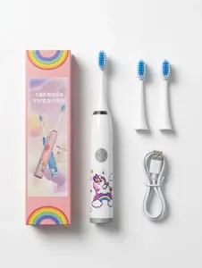 iLike   Kids W3 Electric Toothbrush (Battery-Powered) +3 attachments White