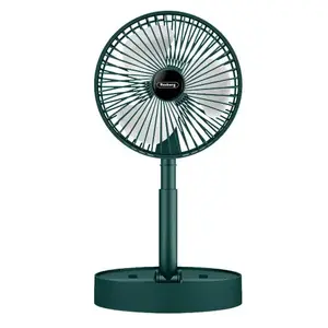 Rosberg 5R51760FGR USB Rechargeable Fan, 4.5W, 3 Speed Settings, Telescopic Height Adjustment, Green