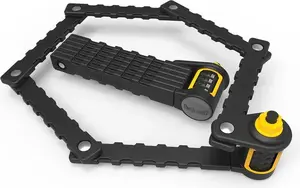 OnGuard Zapięcie rowerowe Link Plate Lock K9 Combo 8116C żółto-czarne (ONG-8116C)