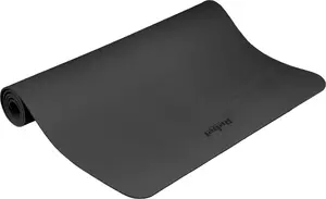 Rebel Active Exercise Mat for Yoga, Pilates and Fitness, 200x115cm, 1cm Thick, TPE Material, Black
