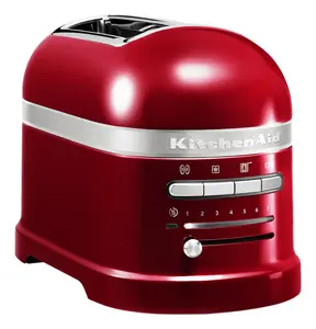 Тостер KitchenAid 5KMT2204ECA на 2 ломтика, 1250 Вт, красный и нержавеющая сталь