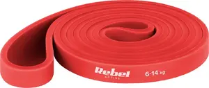 Rebel Active Guma do ćwiczeń TPE - Power Band PT-2, czerwony 6-14 kg