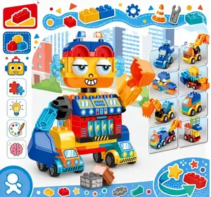Bounn Construction Blocks Robot Big Eyes 88 Pieces