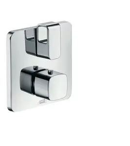Hansgrohe AXOR Urquiola termostatiskais zemapmetuma dušas un vannas jaucējkrāns, nerūsējošais tērauds