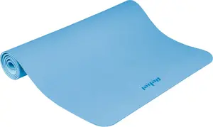 Rebel Active vingrošanas paklājs jogai, pilates un fitnesam, 200x90 cm, 1 cm biezs, TPE materiāls, zils