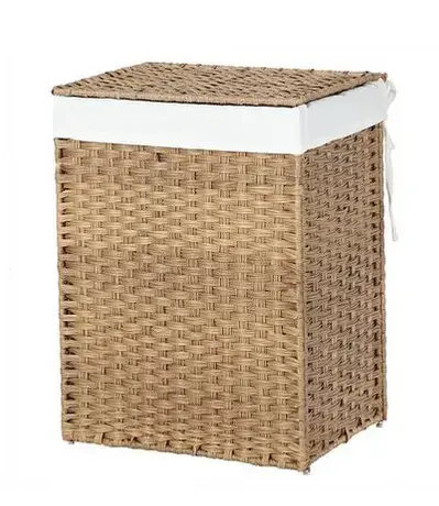Плетеная корзина для белья Songmics 90 л Photo 2