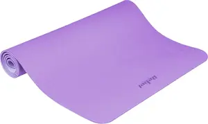 Rebel Active TPE vingrošanas paklājs jogai, pilates un fitnesam, 200x90 cm, 1 cm biezums, violets