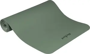 Rebel Active Mata gimnastyczna do ćwiczeń joga, pilates, fitness, 183x61cm, grubość 4mm, materiał TPE, zielona, REBEL ACTIVE