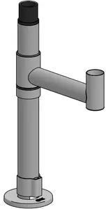 Ergonomic Solutions 400mm pole with 200mm