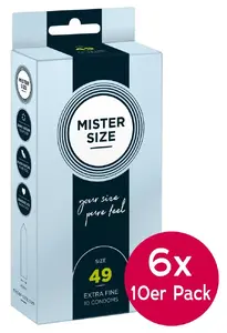 Mister Size 49mm 6 x pack of10