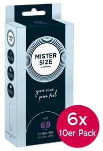Mister Size 69mm 6xpack of 10