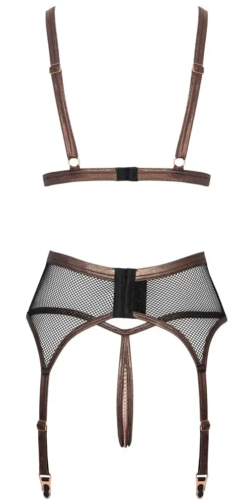 Комплект Abierta Fina Bra Suspender Set Net - размер M Photo 9
